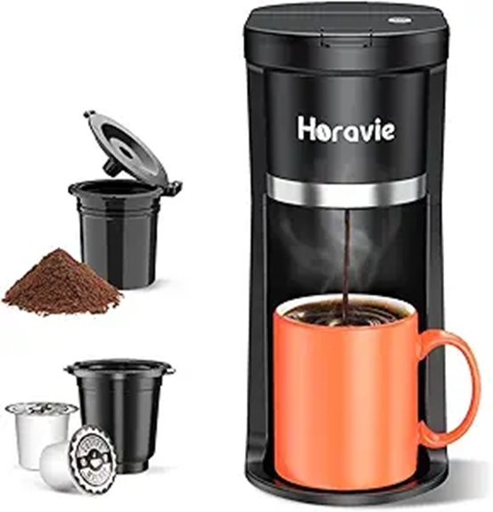 single serve coffee maker 6 12oz
