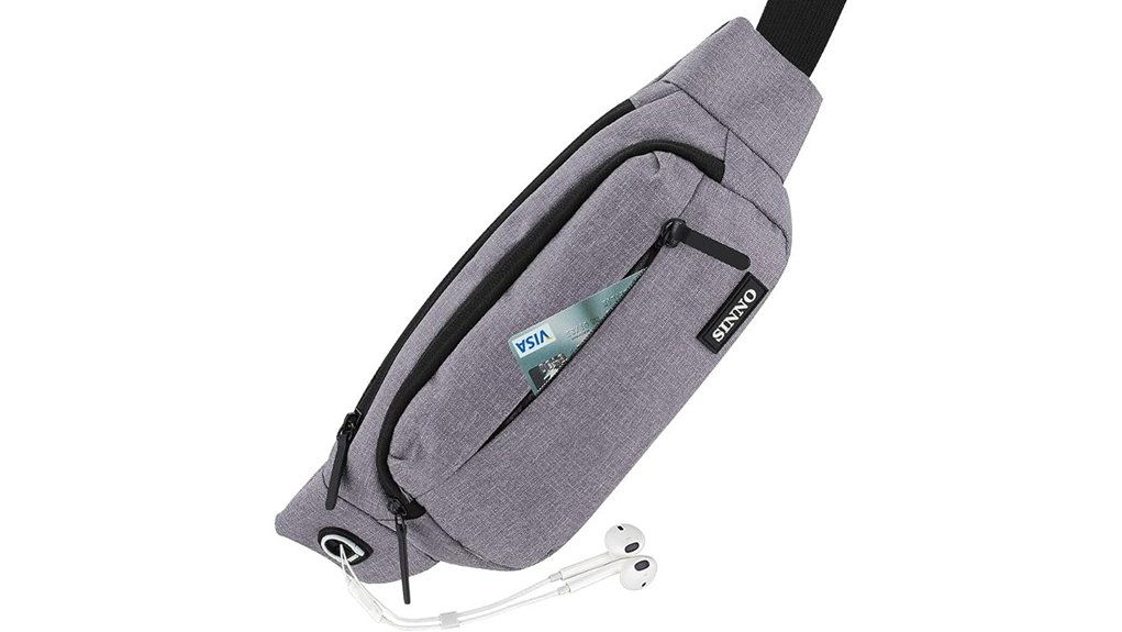 Waist Packs for Active Travel That Go Beyond Hiking 3 sinno crossbody four zipper pockets