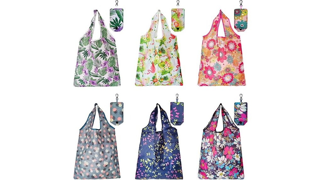 The Best Reusable Shopping Bags: Compact and Durable 14 six reusable foldable bags