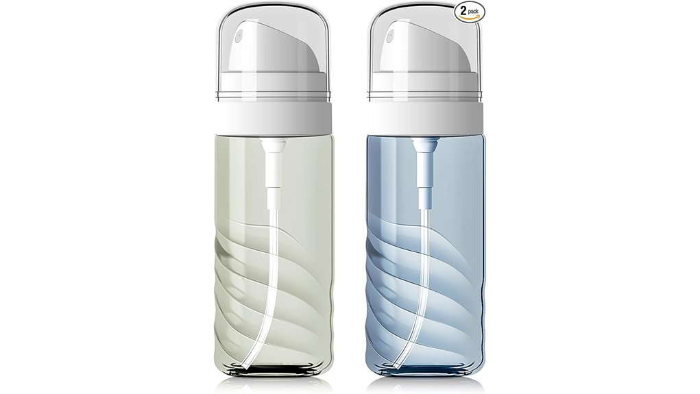 small refillable travel bottles