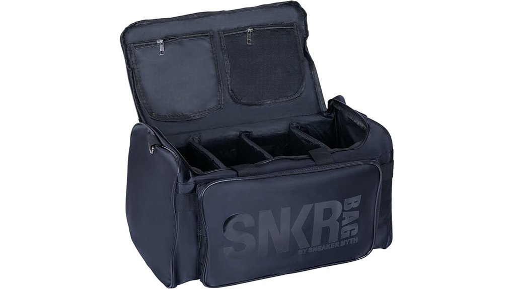 sneaker duffel with dividers