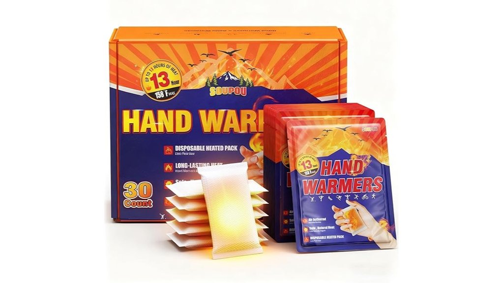 soupou air activated disposable handwarmers