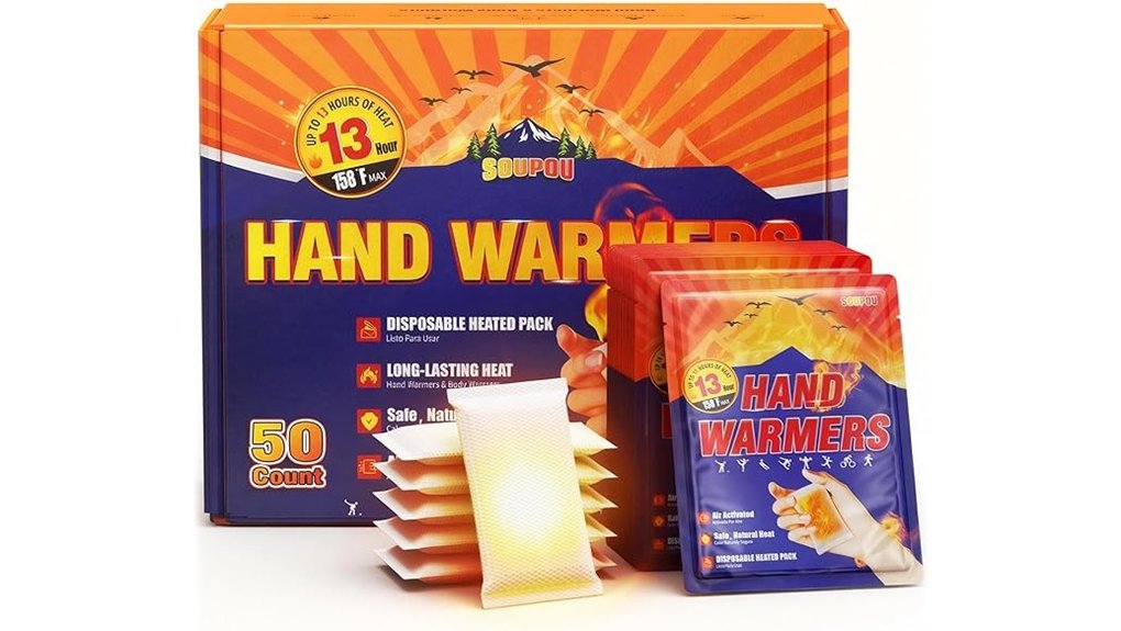 soupou disposable hand warmers 13h