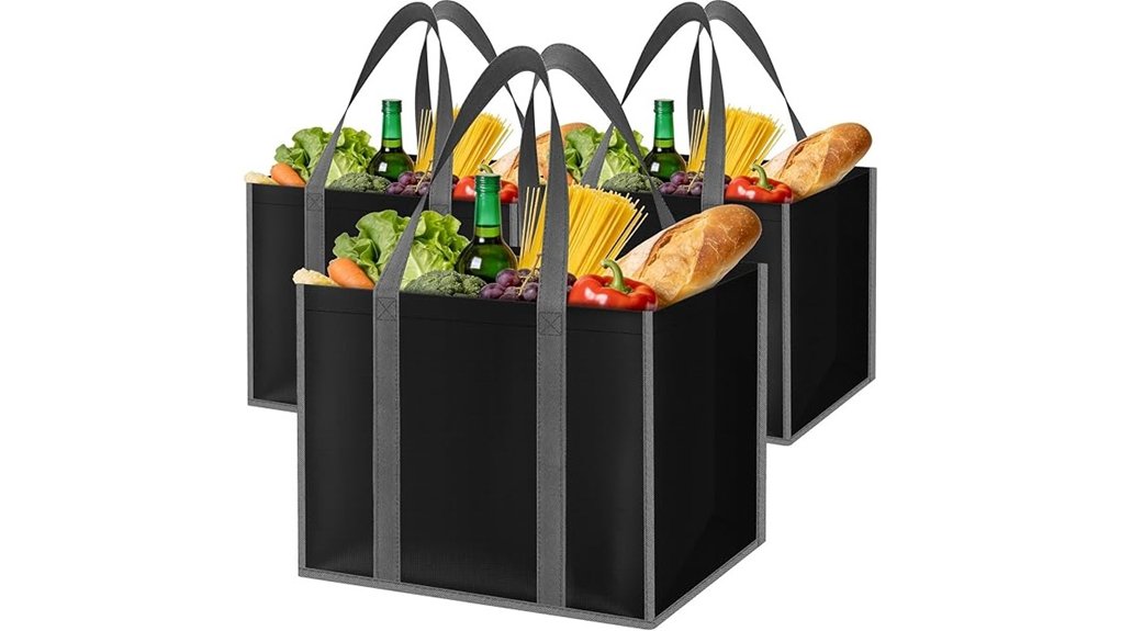 Foldable Shopping Bags That Make Market Days Effortless 14 spacewhisper 3 pack reusable bags