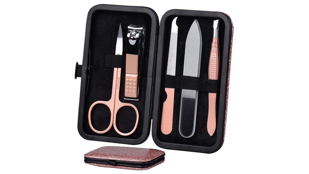 Best Nail Clippers for TSA-Friendly Kits 10 stainless steel manicure set