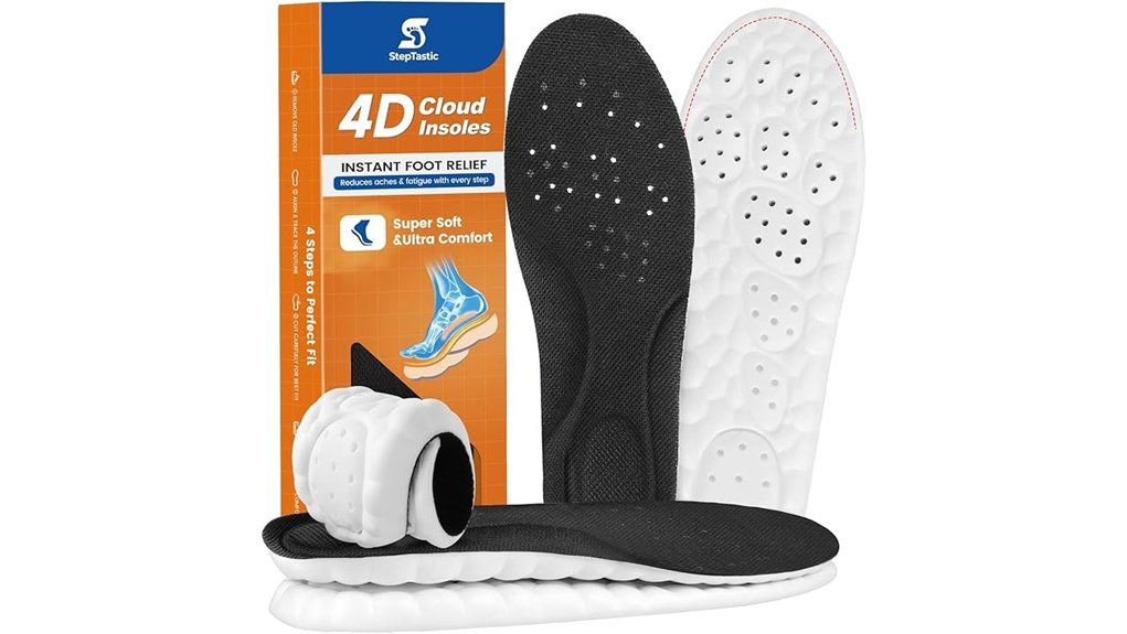 Insoles for Travel Shoes That Deliver All-Day Comfort 7 steptastic memory foam insoles