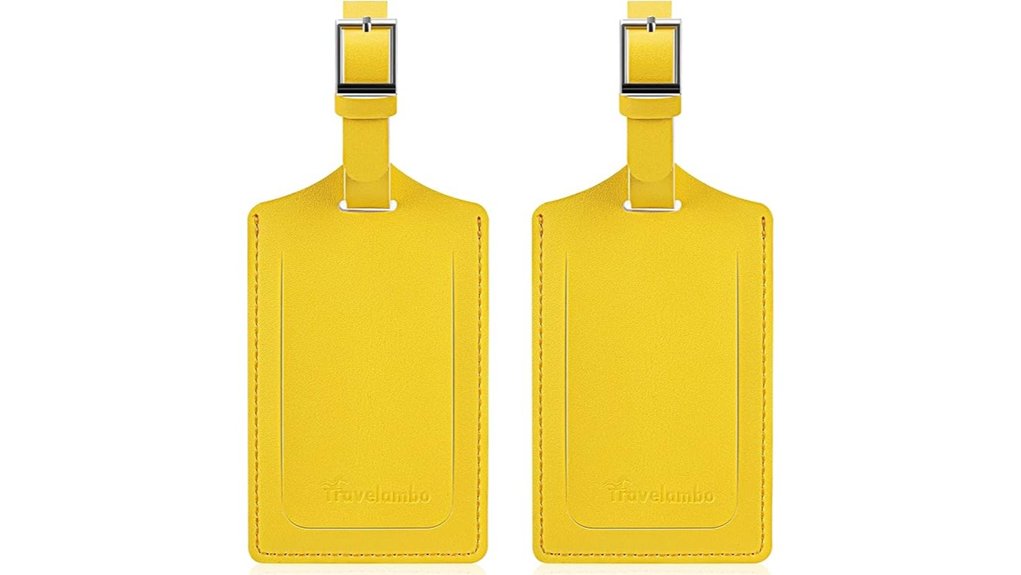stylish luggage identification tags