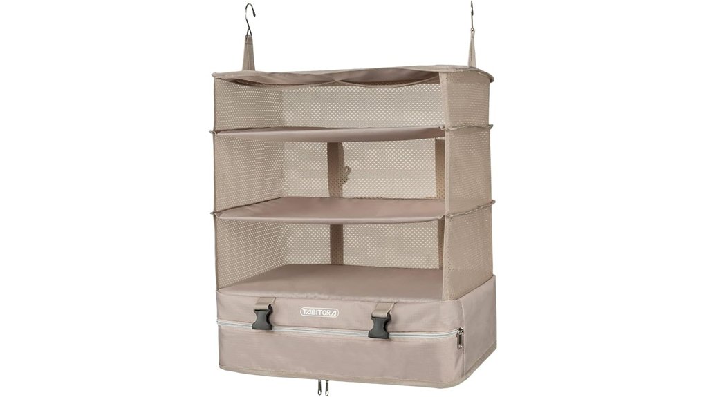 Luggage Organizers for Overhead Bins That Save Space 8 tabitora portable hanging organizer