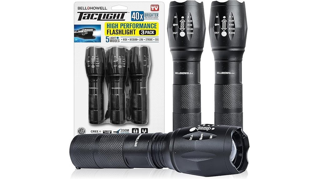 The Best Flashlights for Power Outages & Emergencies 15 taclight 3 pack tactical flashlights