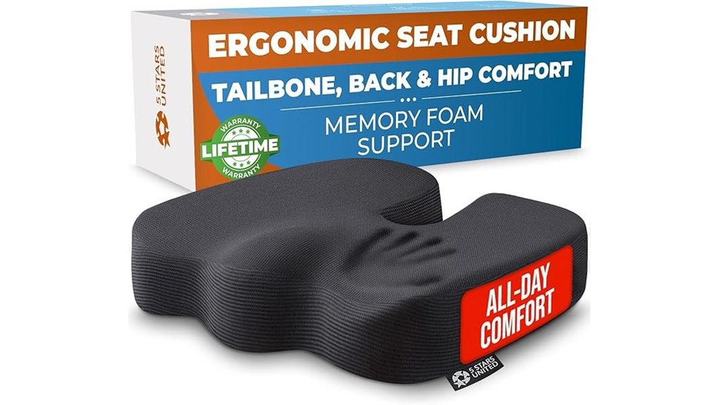 Best Seat Cushions for Economy Comfort 10 tailbone relief seat cushion