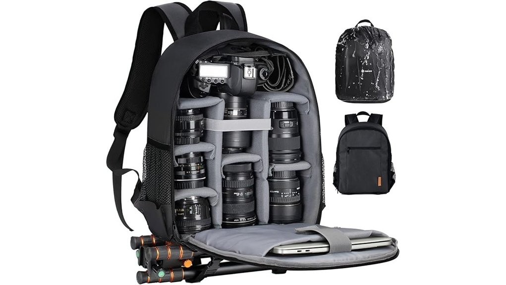 tarion small dslr laptop backpack
