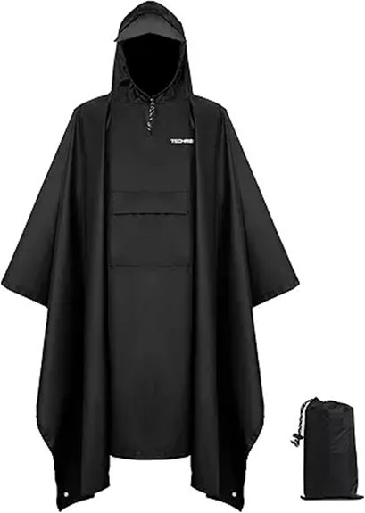 Packable Ponchos That Feel Light, Not Trashy 13 techrise waterproof hooded poncho