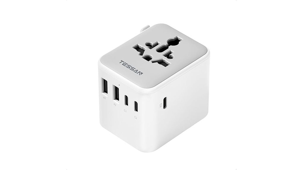 Universal Travel Adapters (All-in-One vs Modular): A Comprehensive Guide 9 tessan 28w usb adapter