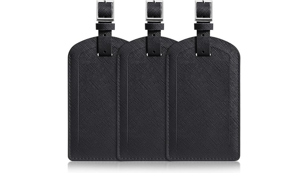 Luggage Tags That Don't Fall Off 11 three pack tsa privacy tags