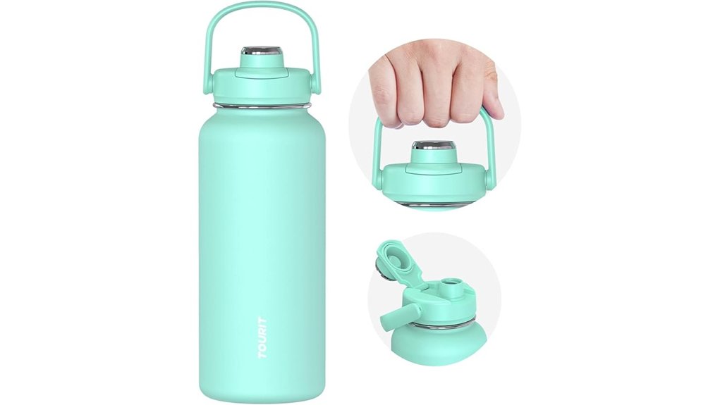 The Best Insulated Water Bottles for Beach-Ready Hydration 14 tourit 40oz insulated mint
