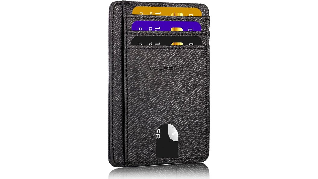 Top Minimalist Wallets for Travel (Slim, Secure, Practical) 5 toursuit rfid slim wallet