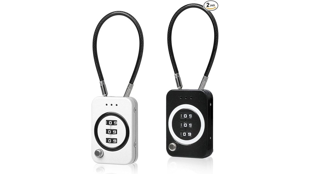 travel combination padlocks set