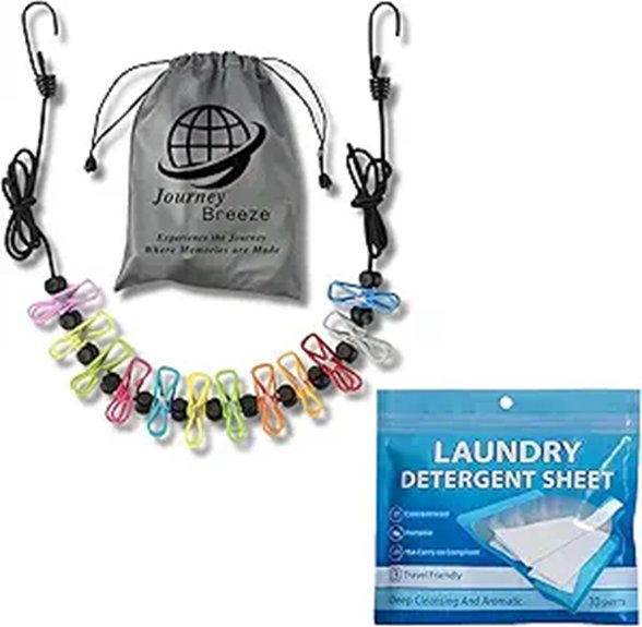 travel detergent sheets kit