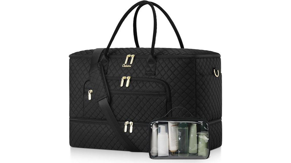 Best Carry-On Duffel Bags That Fit Overhead Bins 2 travel duffle shoe toiletry