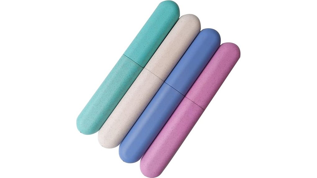 travel toothbrush case four pack