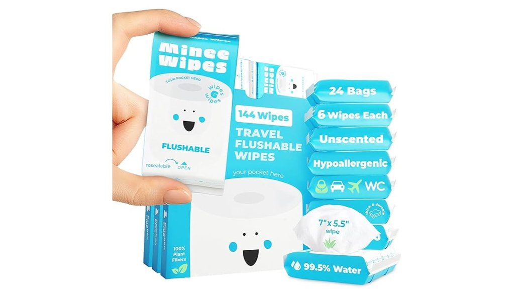 Top Travel Wet Wipes Resealable Packs for Stress‑Free Flights 12 travel wipes 144 total