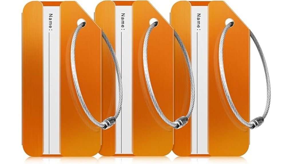 Luggage Tags That Don't Fall Off 9 travelambo 3 pack luggage tags