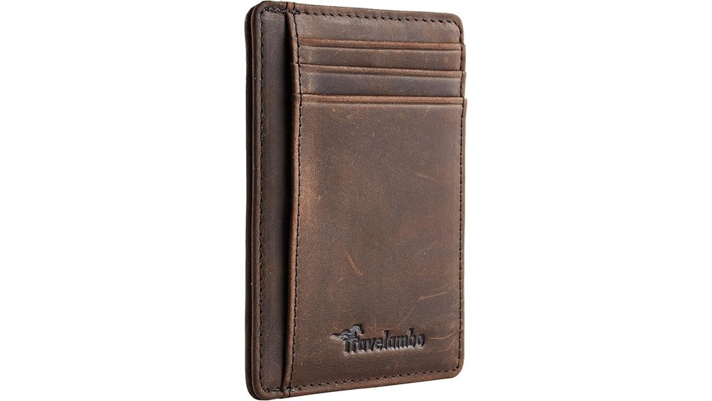 Top Minimalist Wallets for Travel (Slim, Secure, Practical) 2 travelambo slim rfid wallet
