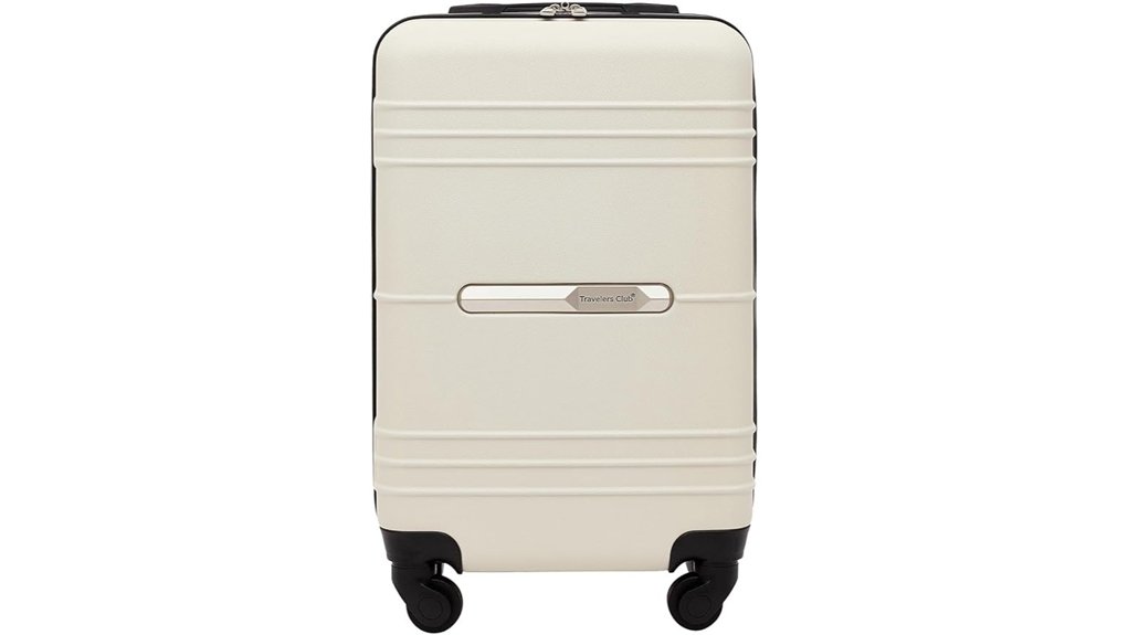 Best Carry-On Suitcases With Quiet Wheels 2 travelers 22 inch bone spinner