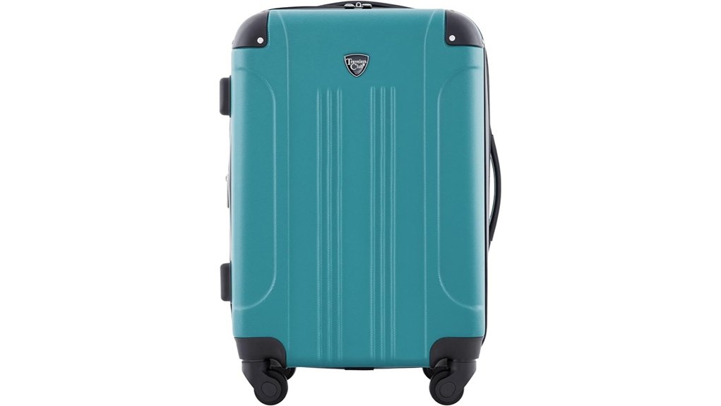 Best Carry-On Suitcases With Quiet Wheels 13 travelers club 22 inch teal