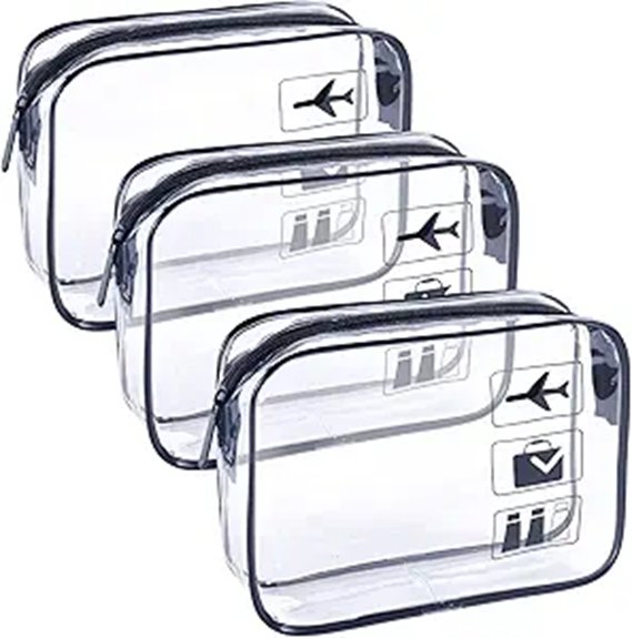 TSA-Approved Toiletry Bags & Sizes You’ll Want for Travel 15 trealdate tsa clear 3 pack