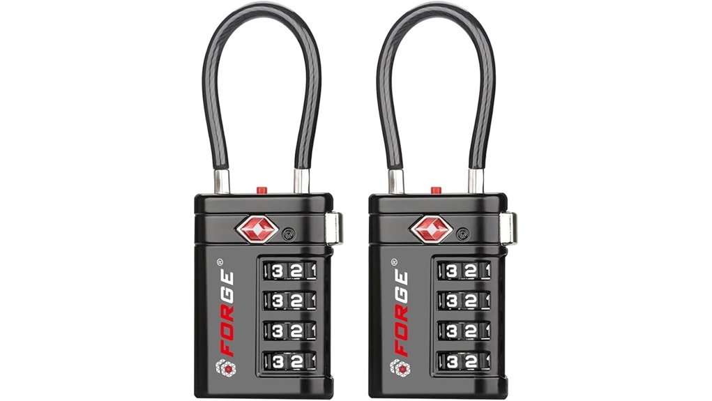 Best Travel Locks for Hostels and Luggage (Combo vs Key) 9 tsa approved 4 digit luggage locks