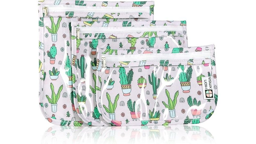 Top Waterproof Zip Pouches for Leakproof Travel 5 tsa approved clear toiletry set
