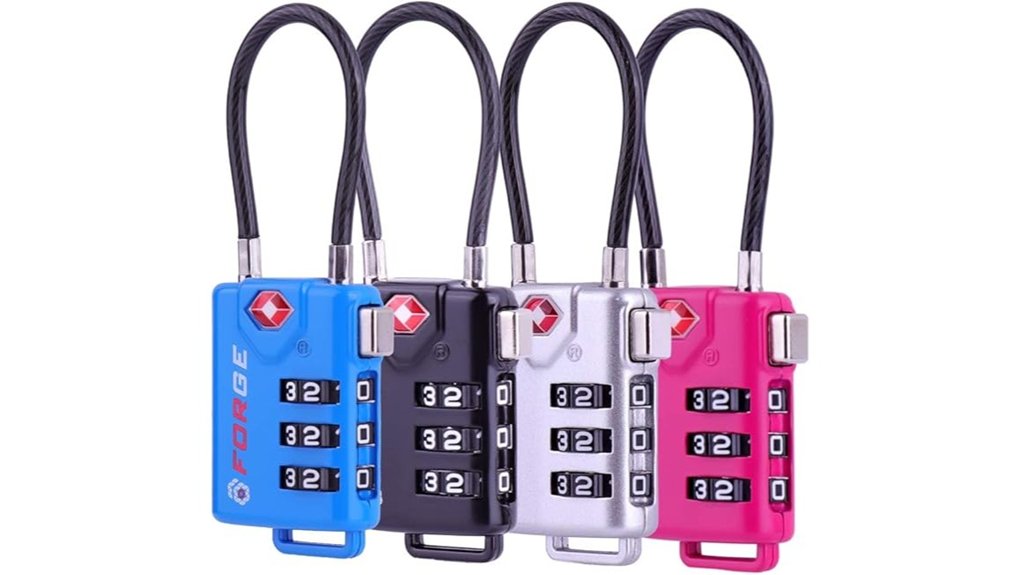 Luggage Locks: TSA vs Non-TSA Security Showdown 6 tsa approved resettable alloy locks