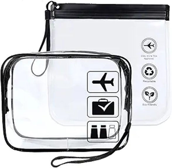 Best Transparent Travel Pouches for Effortless Security Checks 15 tsa clear toiletry duo