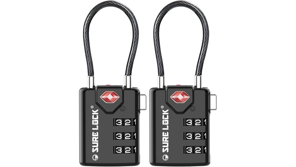 Best Travel Locks for Hostels and Luggage (Combo vs Key) 5 tsa compatible travel lock set