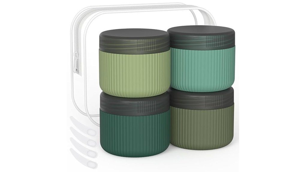 tsa compliant 2oz silicone containers