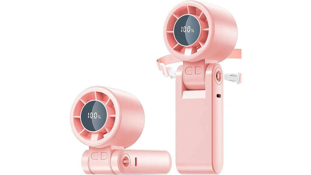 Best Portable Fans for Travel: Neck vs Handheld 11 turbo fan 15000rpm 5200mah