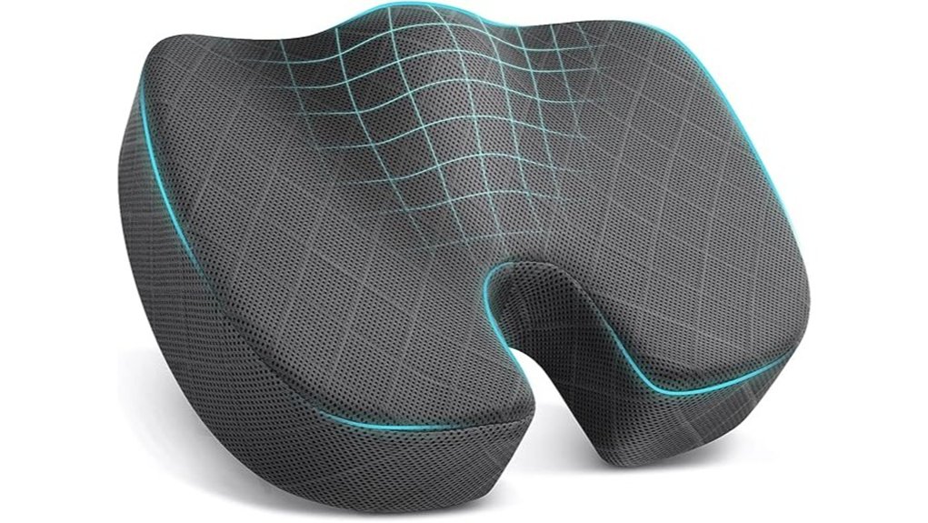 Best Seat Cushions for Economy Comfort 2 tushguard memory foam cushion