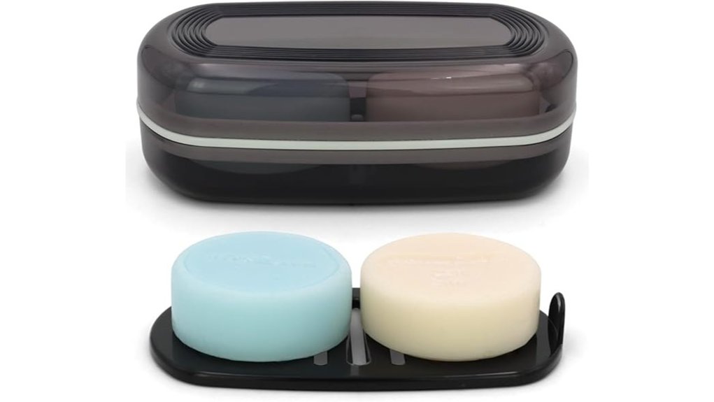 Best Solid Toiletry Bars (Shampoo, Conditioner, Soap) 1 two bar shampoo travel case