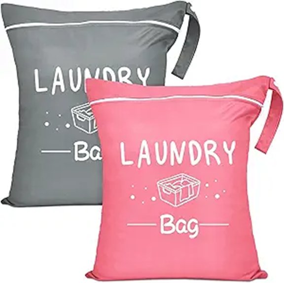 Clean/Dirty Packing Organizers (Laundry Separators That Don’t Leak) 6 two pack large waterproof bags