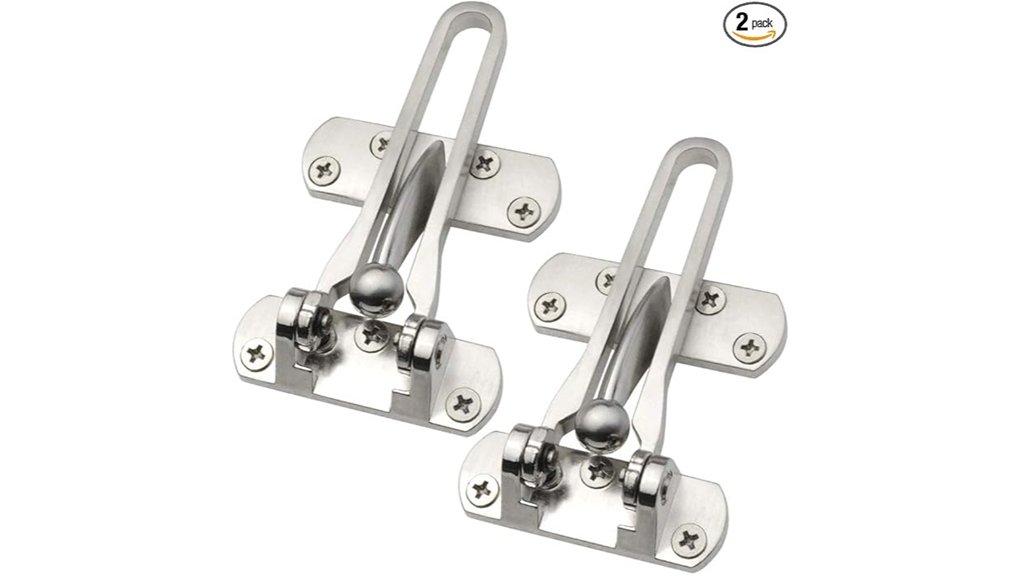Best Door Locks for Hotel Security 3 two pack latch guard locks