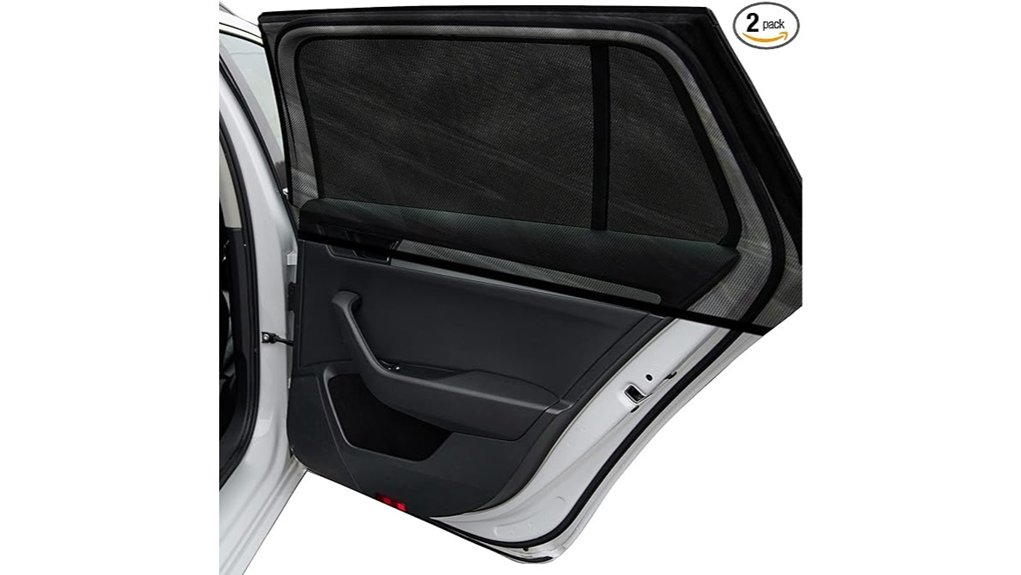 Best Car Window Shades for Road Trips 15 two pack mesh window shades