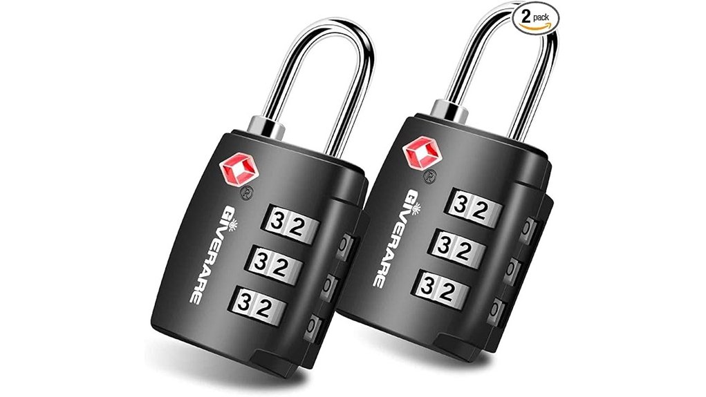 Best Travel Locks: Cable Lock, Padlock, and Combination Lock 15 two pack tsa keyless locks