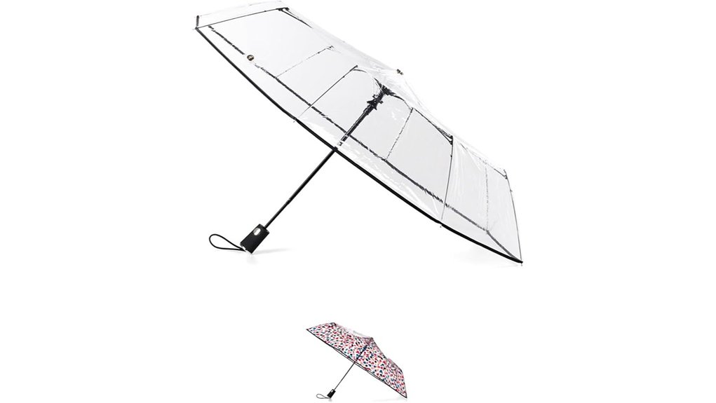 Best Compact Umbrellas for City Rain 10 ultra clear auto open umbrella