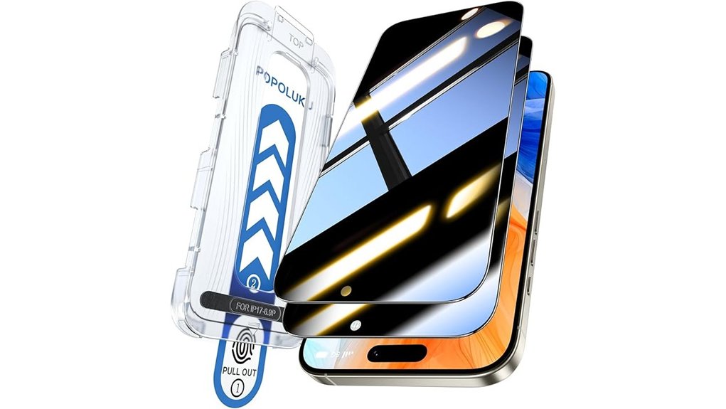 uncrackable 9h privacy glass