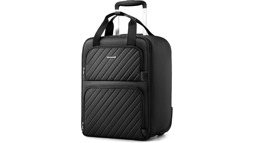underseat 16 inch luggage wheels