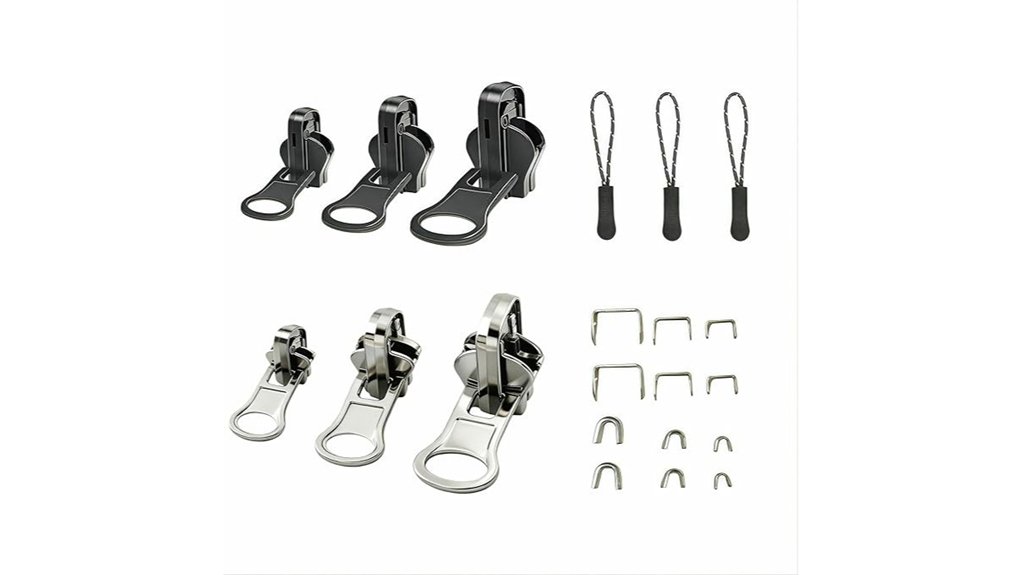 Best Travel Repair Kits for Broken Zippers and Loose Screws 9 universal three size zipper kit