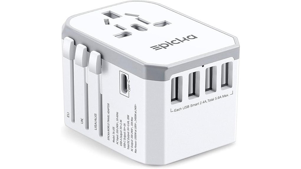 universal travel adapter features