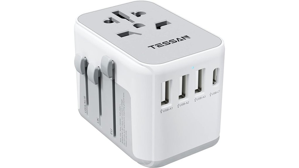 universal travel adapter ports