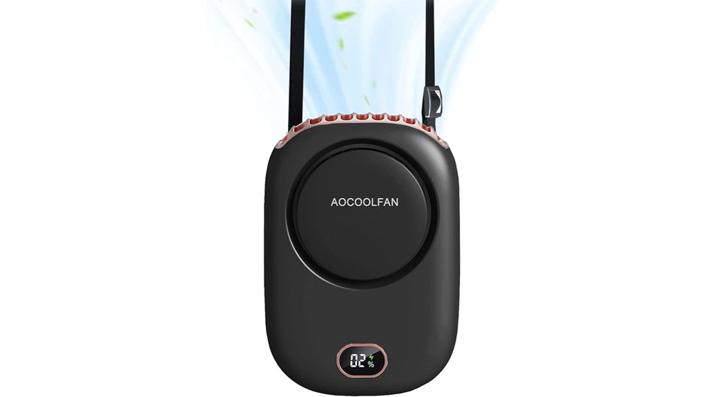 Best Portable Fans for Travel: Neck vs Handheld 2 usb rechargeable neck fan
